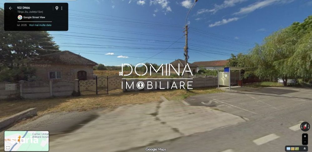Vanzare teren intravilan 1533 mp, dublu acces - DN 66 - Iezureni, Targ