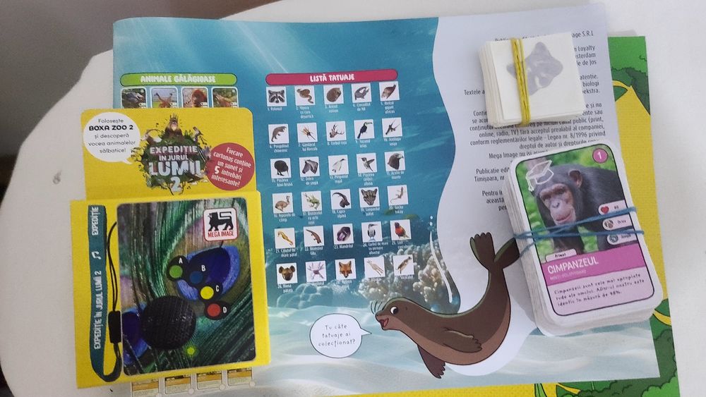 Set 30 tatuaje Expeditie in jurul lumii 1 sau 2 Mega