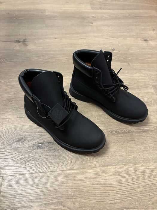 Timberland 6" Boot Black Nubuck Premium (40-46 номер)