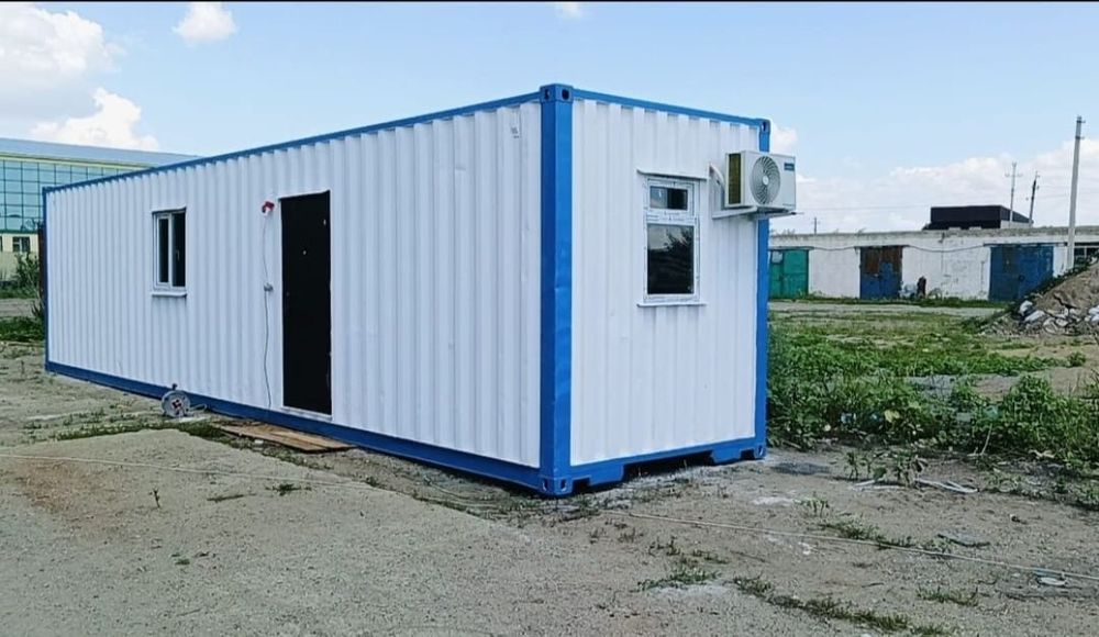 Утепленный, жилой контейнер 40 тонник.