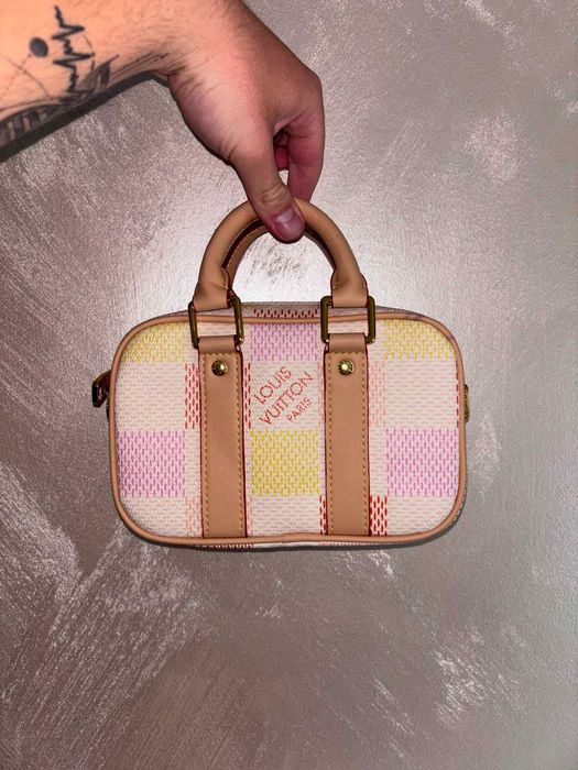 Geantă Louis Vuitton Mini Speedy Damier Pastel Cu Cutie Dust Bag