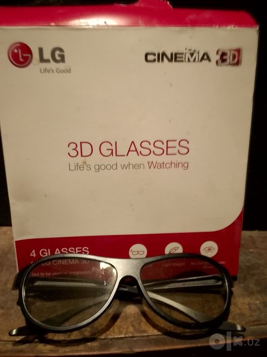 3D очки LG 4 штуки