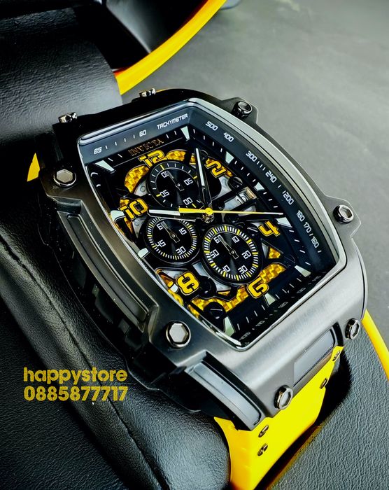 INVICTA S1 Rally Diablo Yellow 48 mm-68 mm, Инвикта нов часовник