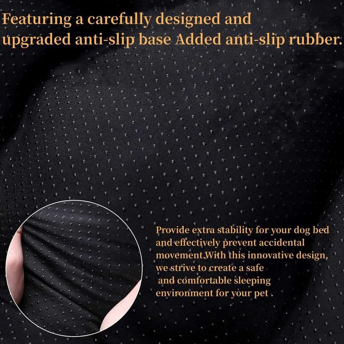 Легло за кучета OKYUK, което може да се пере, (M, тъмно сиво)