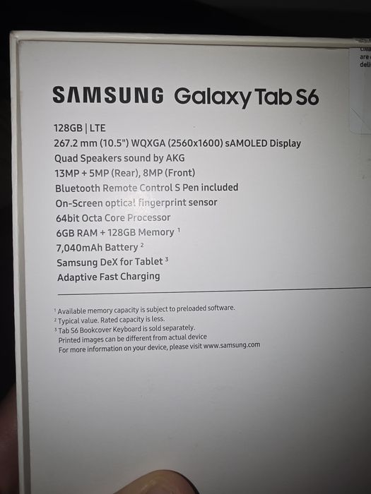 Самсунг тях С6/Samsung tab S6