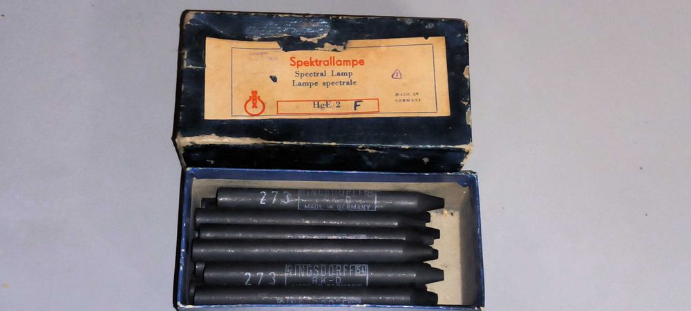 spectral lamp - lampe speciale 19 bucati