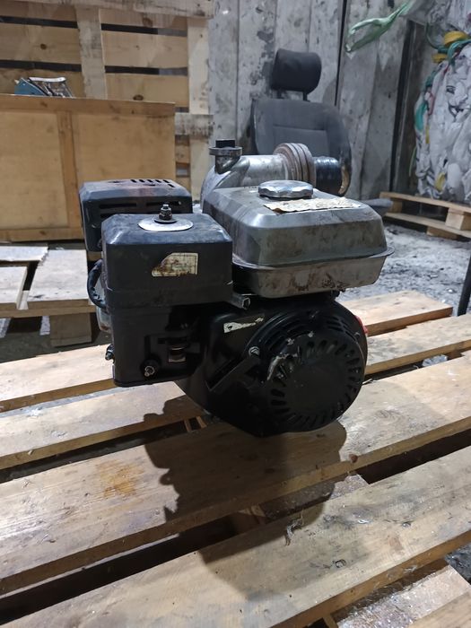 Мотопомпа в рабочем состоянии