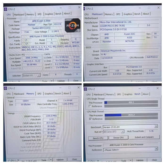 Процессор Amd Ryzen 5 3500 6C/6T Am4 socket