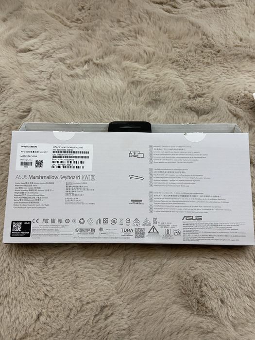 Tastatura wireless Asus Marshmallow KW100