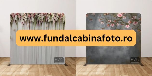 Fundal Cabina Foto Panza Print Fata Versoplus Stativ sau doar Panza