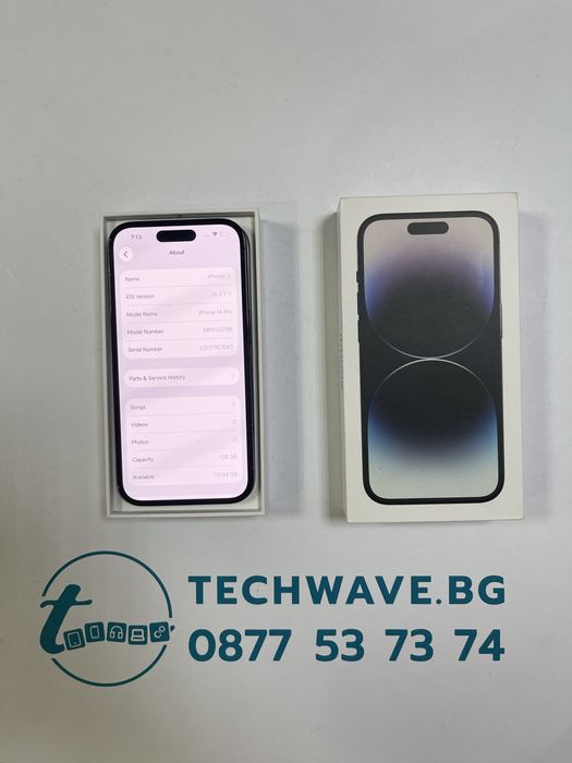 Apple iPhone 14 Pro 128GB Space Black 100%