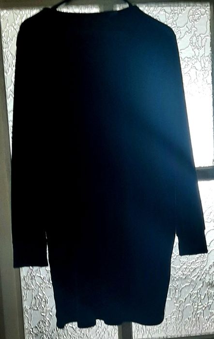 Дамски дълъг елек и  еластична ,стилна рокля