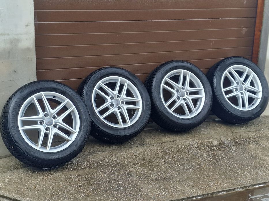 Jante Roti Originale Audi + Anvelope Iarna 2024