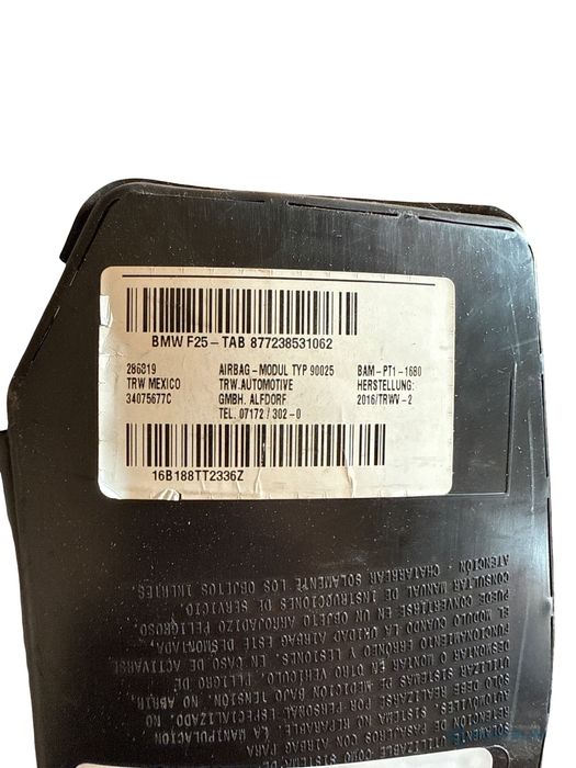 Airbag Scaun Stanga Fata Bmw X3 F25 2010 - 2017 877238531062
