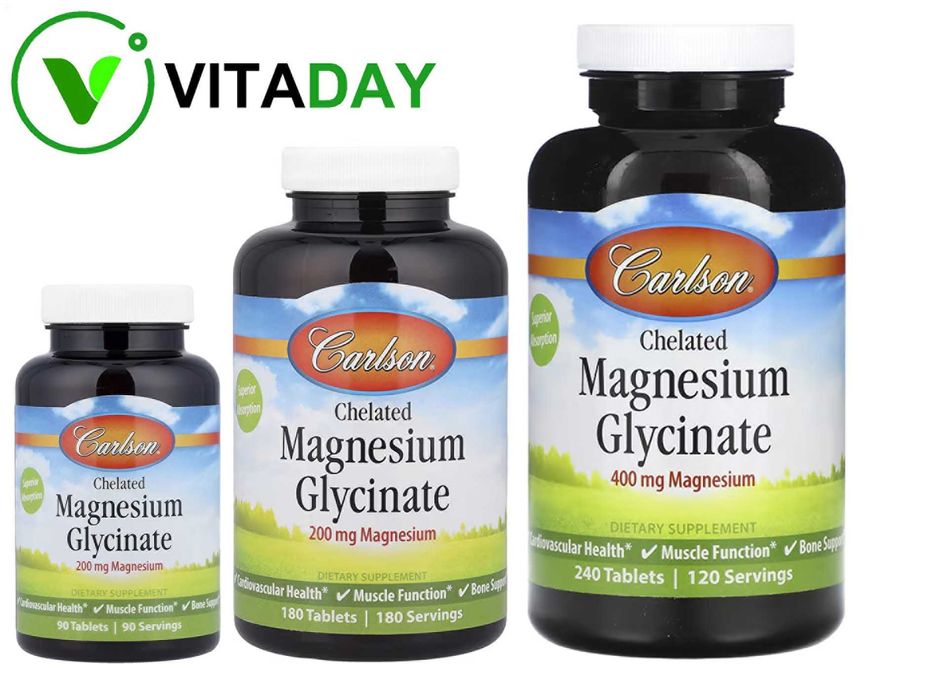 Carlson Magnesium Glycinate magniy глицинат магния Магний