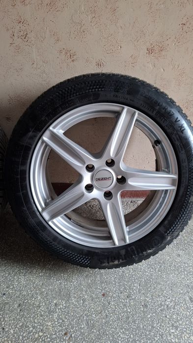 Vând set roti 5×112 r17 m+s