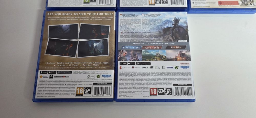 5 Игри за Playstation 5 / PS5 - 5 Броя Дискове Пакетна Цена