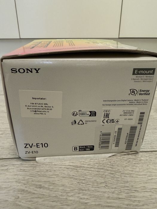 (OFERTA) Sony Alpha ZV-E10 - Body - 4K - Full Box
