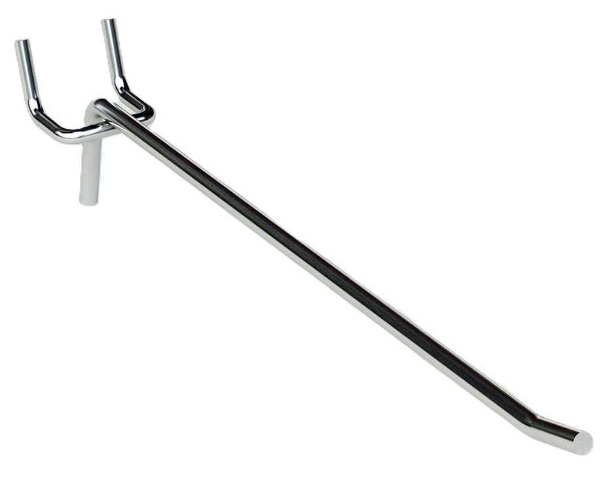 Единична кука, шиш за окачване хромирана НОВА 15,20,25,30,35,40cm