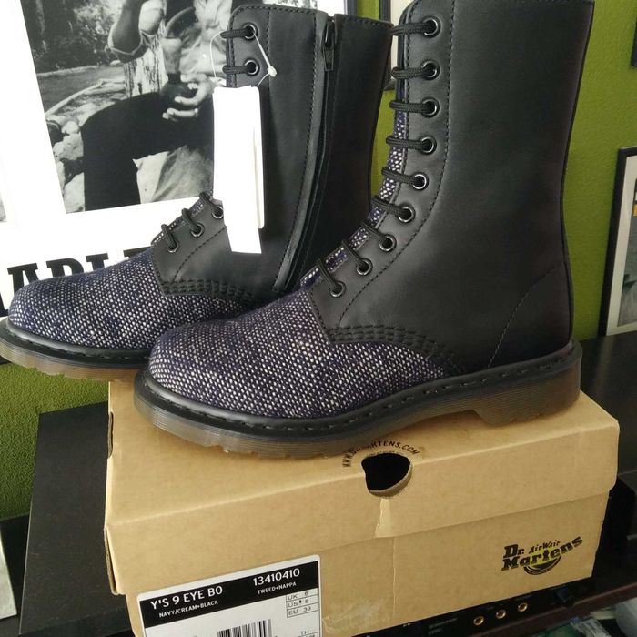 Dr Martens x YOHJI YAMAMOTO Y'S дизайнерски кубинки, размер EU 39 UK 6