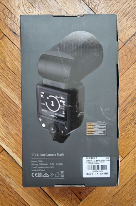 NEEWER Z2 PRO 76Ws TTL Round Head Flash Speedlite Canon светкавица