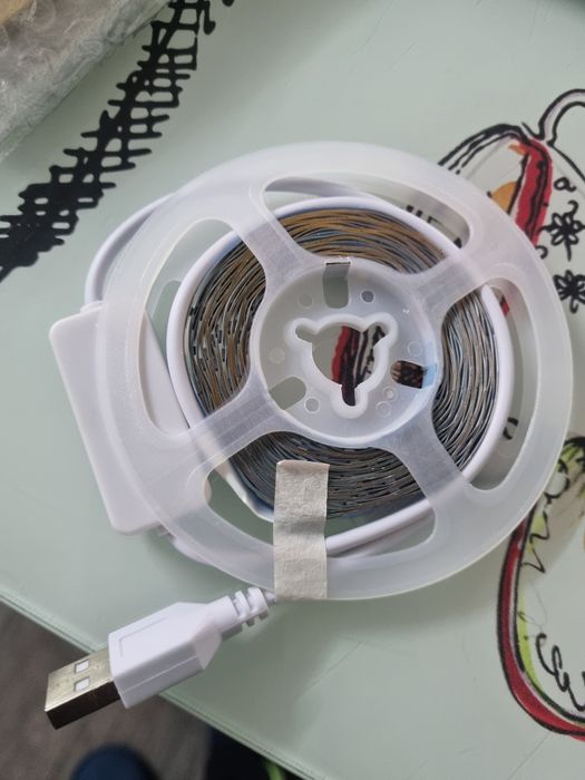 Bandă led 5v usb,cu senzor de pornire