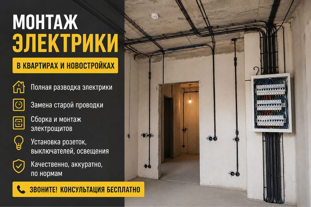 Электромонтажные работы