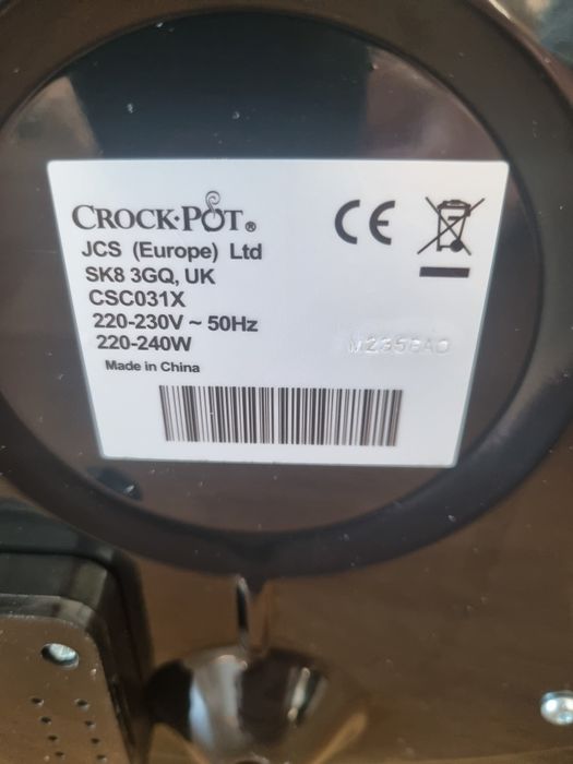 Crock Pot oală slow cooker model CSC031 5.7 litri