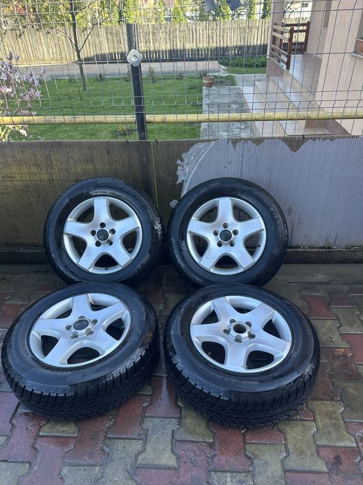 Jante roti Volkswagen Vw Touareg 2.5 TDI Cauciucuri iarna  in stare buna 235/65 R17