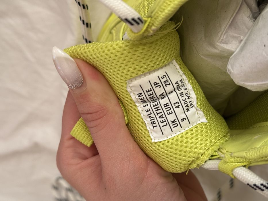 Balenciaga Triple S Neon Yellow