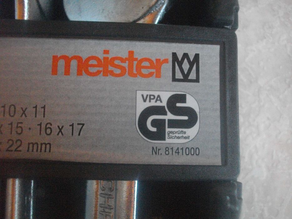 Старо Качество Длета Дърворезба 8бр/ К-т Гаечни Ключове 6-22мм Meister