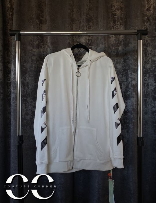 Hanorac OFF-White • Calitate TOP • Caravaggio Arrows Zip Up