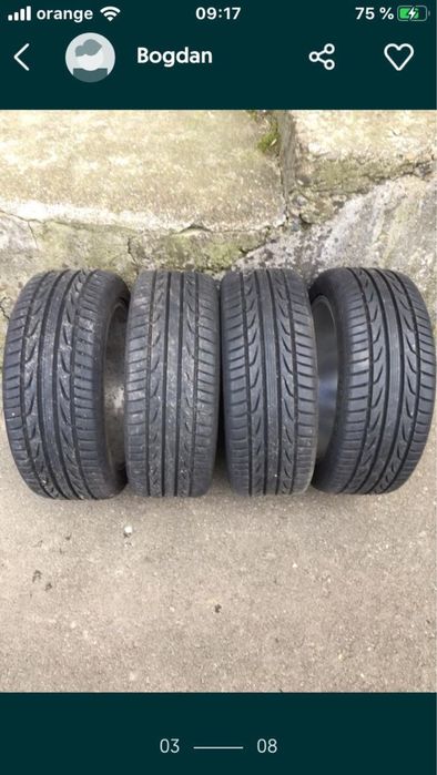 Jante plus anvelope 215/45/R17