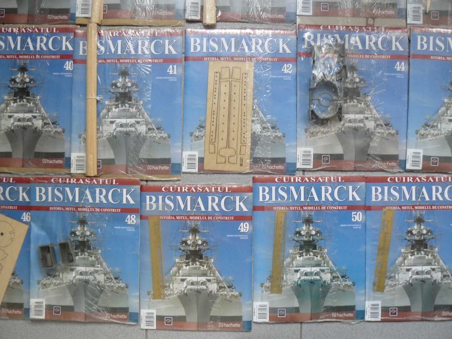 15 Numere Reviste CUIRASATUL BISMARCK Sigilate De La Editura Hachette