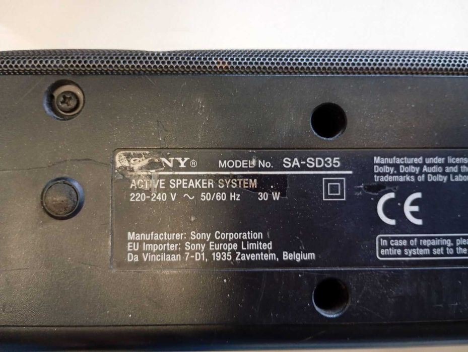 Soundbar Sony SA-WSD35