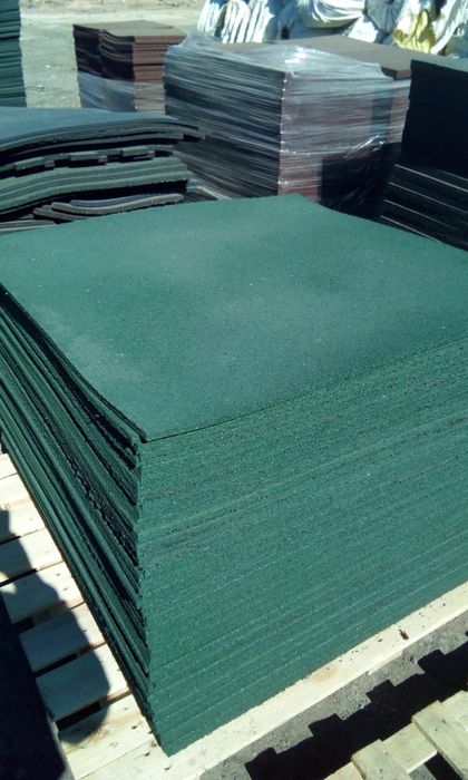 Резиновые плитки 5900 м2