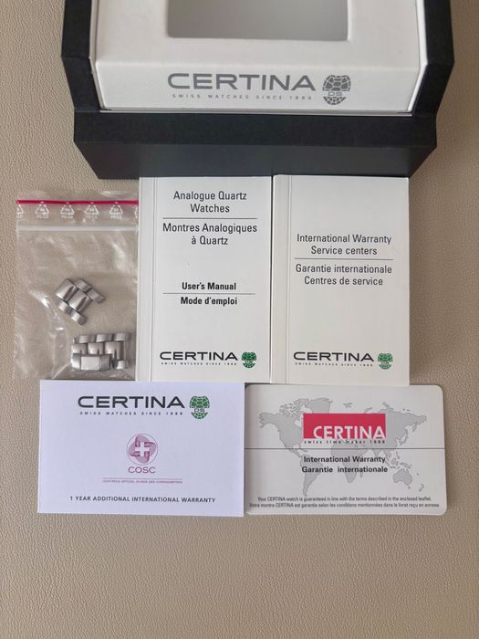 Certina, дамски швейцарски стилен спортно-елегантен кварцов часовник, използван, в много добро състояние