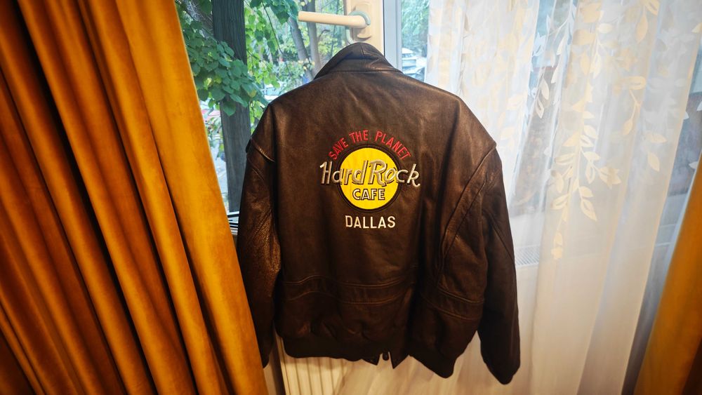 Geacă din piele Hard Rock