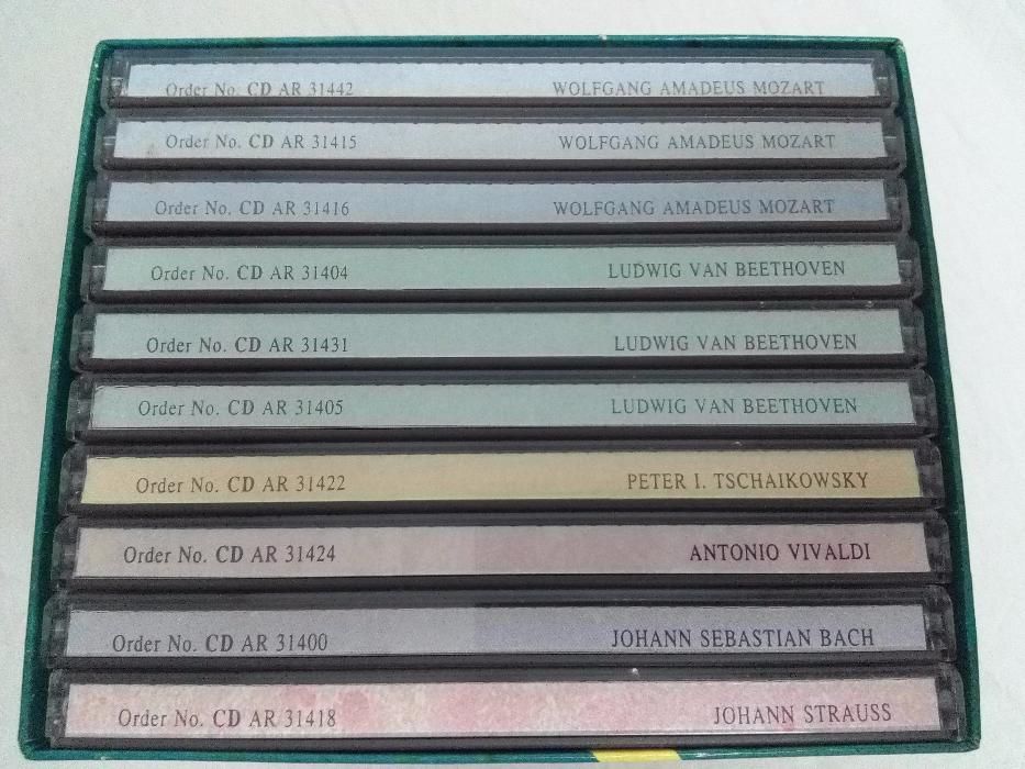 CD audio Meisterwerkeder Musik 10 CD set complet  --schimb cu carti