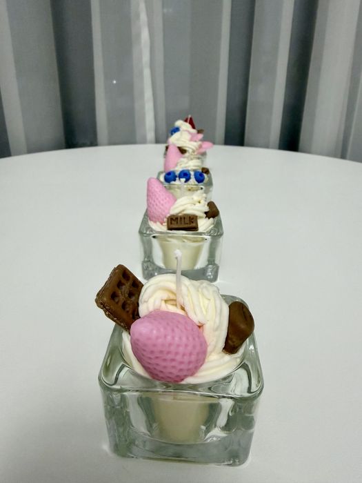 Lumanari martisor din ceara de soia