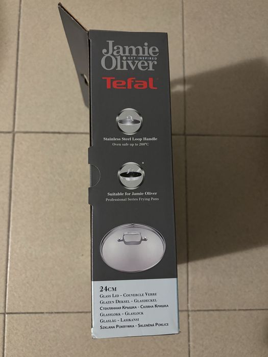 Чисто нов капак за тенджера/тиган Tefal Jamie Oliver 24 см