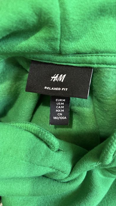 Зелено Мъжко Худи М размер.