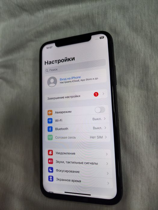 Iphone X Black 64GB Batareka 100% Ideal xizmatila qiladi