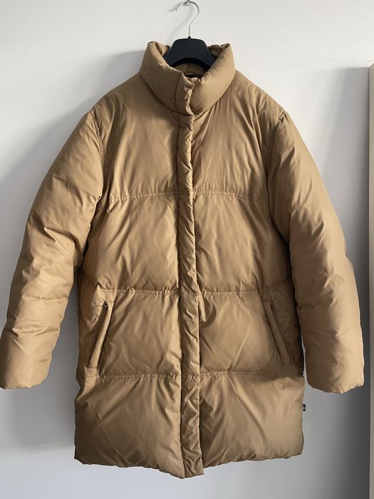 Geaca puf natural made in Italy  marime M/ L culoare camel