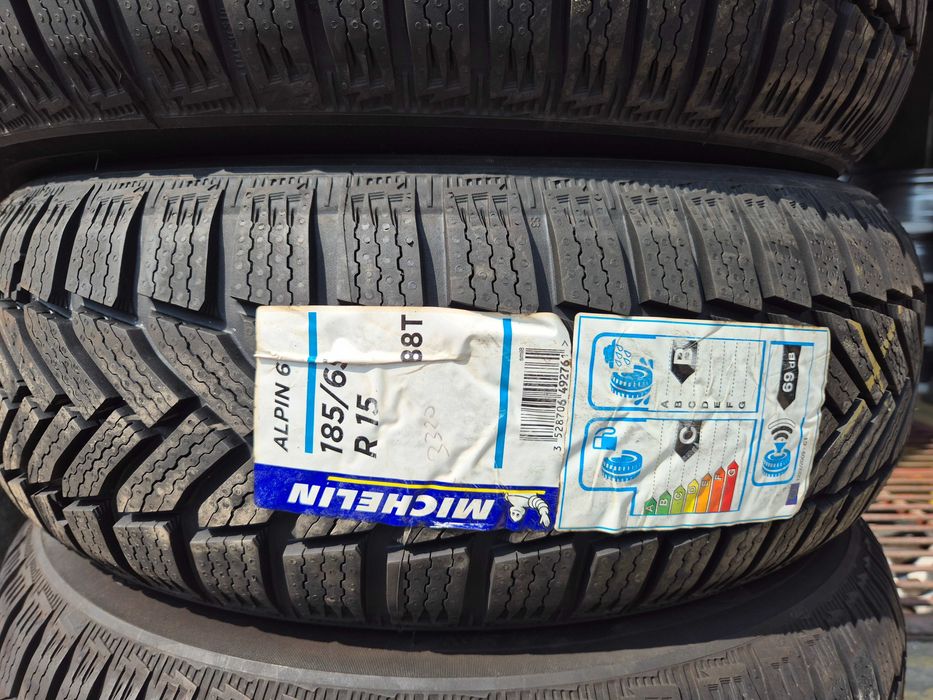 4 Anvelope M+S IARNA - 185/65/15 - Michelin Alpin 6 - NOU - DOT 2020 !