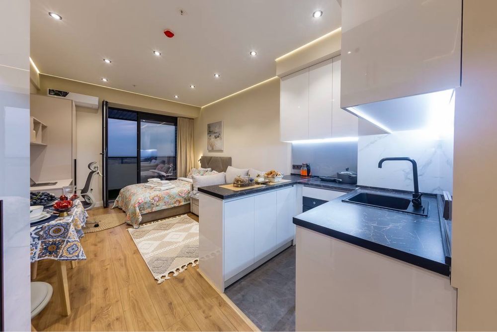 Сдается посуточно студия на 22 этаже в NRG U Tower / Kunlik kvartira