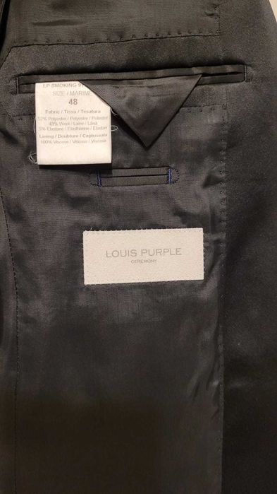 Sacou de ceremonie "LOUIS PURPLE" și o cămașă ( cea din poza, măsura M
