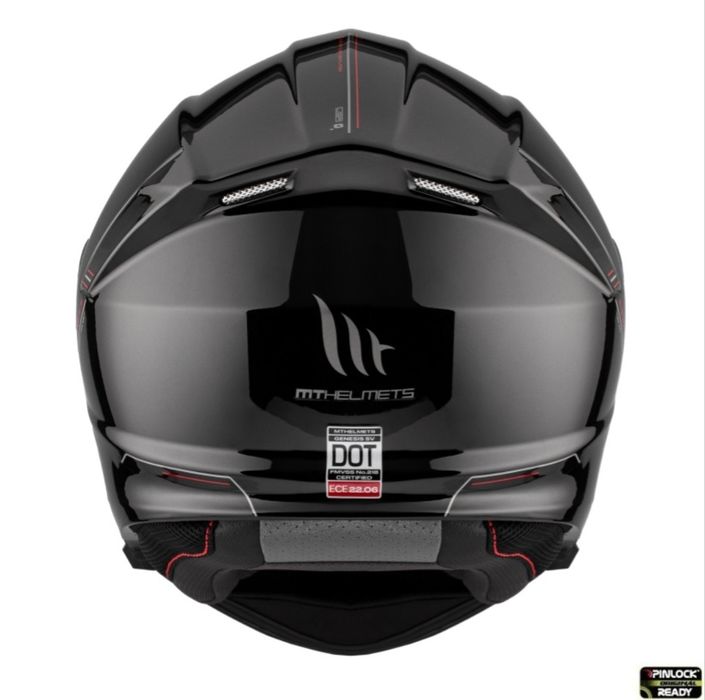 Casca moto modulabila flip-up MT Genesis negru lucios S, M, L, XL, 2XL