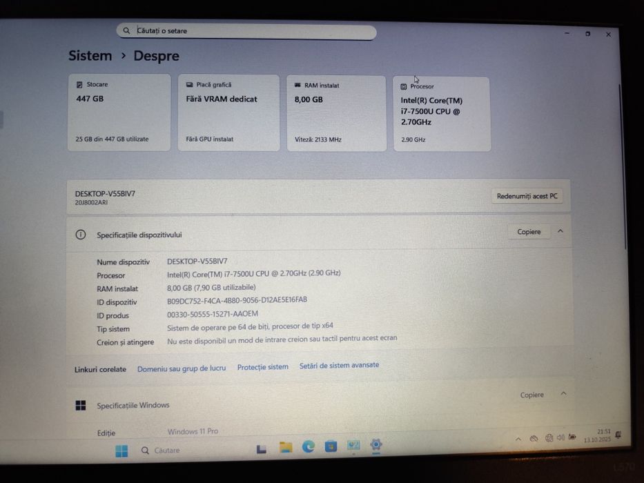 Laptop Lenovo L570