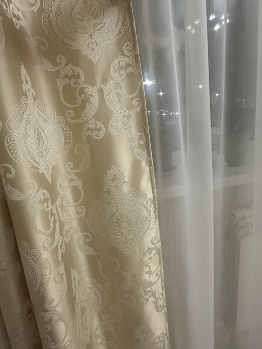Портьеры в комплекте с тюлью
